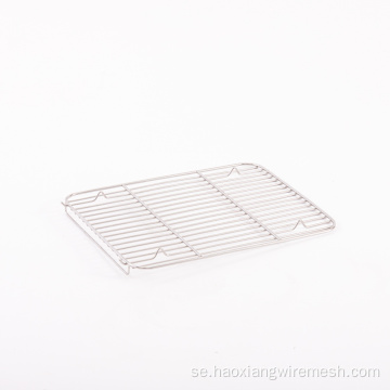 Icke-sitck Silver SS304 BBQ Grill Grate Grid